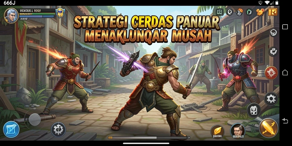 Tampilan gameplay menarik di 666J dengan strategi yang kompleks.