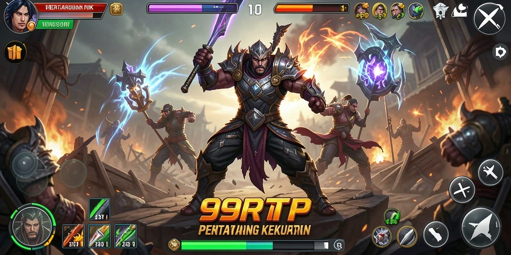 Gameplay <strong>99RTP</strong> dengan aksi bertarung yang mendebarkan.