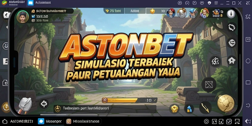 Tampilan permainan <strong>ASTONBET</strong> yang menarik dan penuh warna.