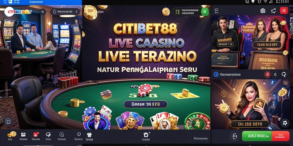 Gameplay Live Casino CITIBET88 yang memukau dan interaktif.