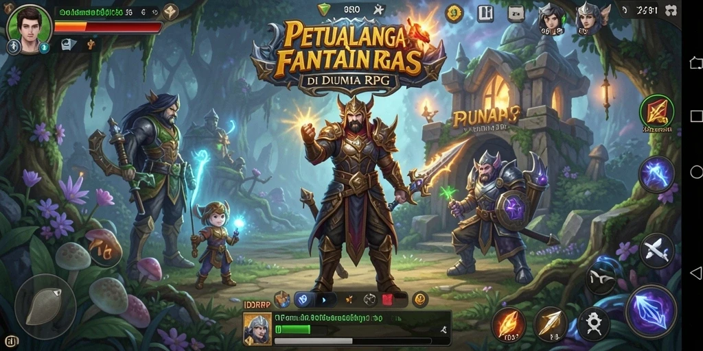 Tampilan gameplay seru dan interaktif dalam IDRRP.