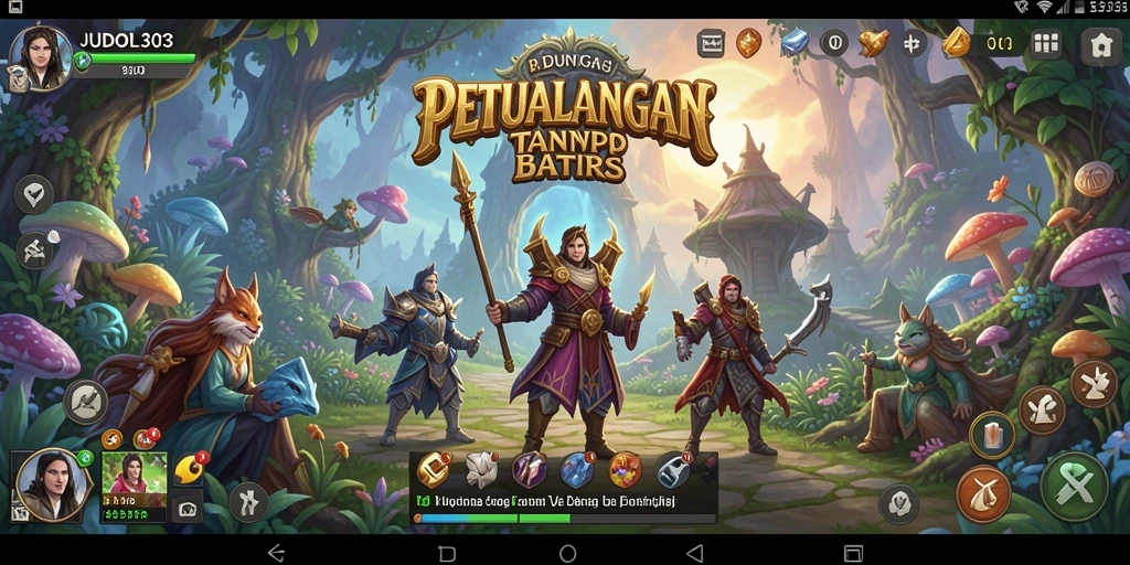 Gameplay JUDOL303 menampilkan aksi petualangan seru di dunia fantasi.