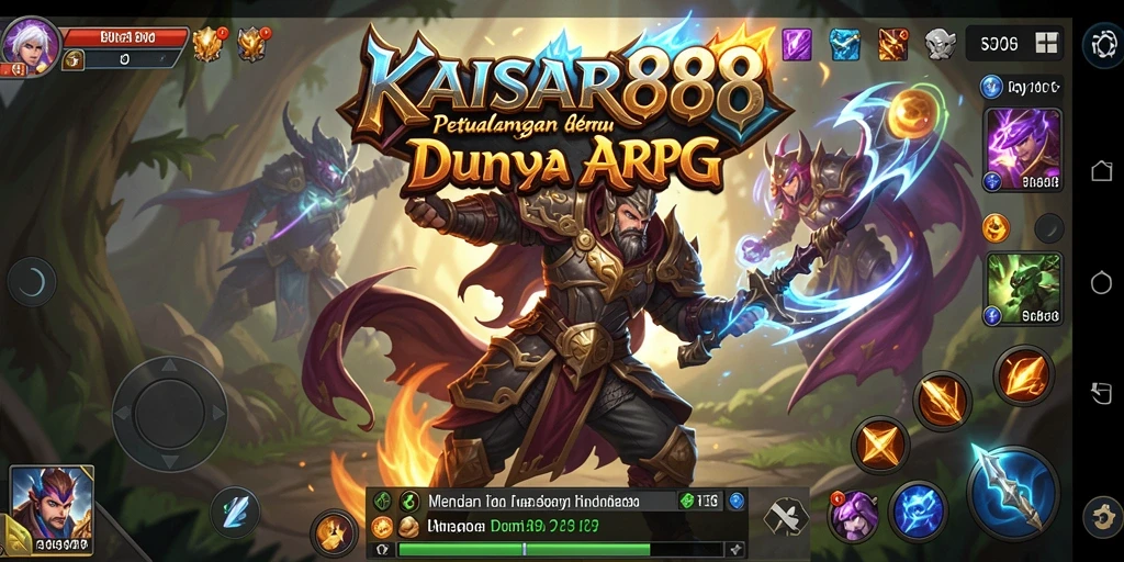 Tampilan gameplay KAISAR888 yang mendebarkan dan penuh aksi.