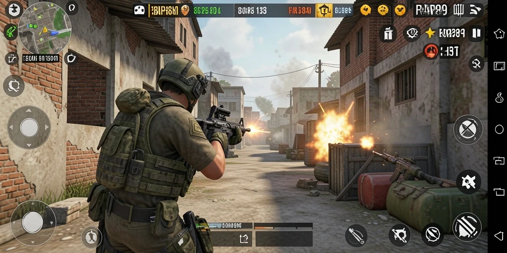 Tampilan gameplay RAP89 yang seru dan mendebarkan