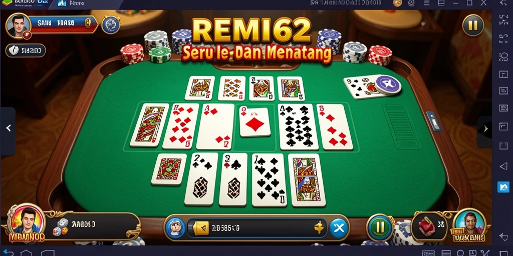 Gameplay seru di REMI62 dengan grafis menarik.