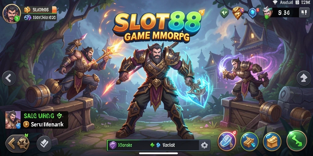 Menampilkan gameplay seru dari game MMORPG SLOT88.