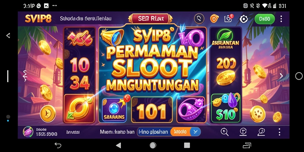 Tampilan gameplay slot yang seru dan menegangkan di SVIP8.
