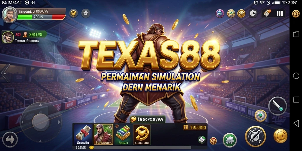 Tampilan gameplay menarik dari TEXAS88 yang memukau.